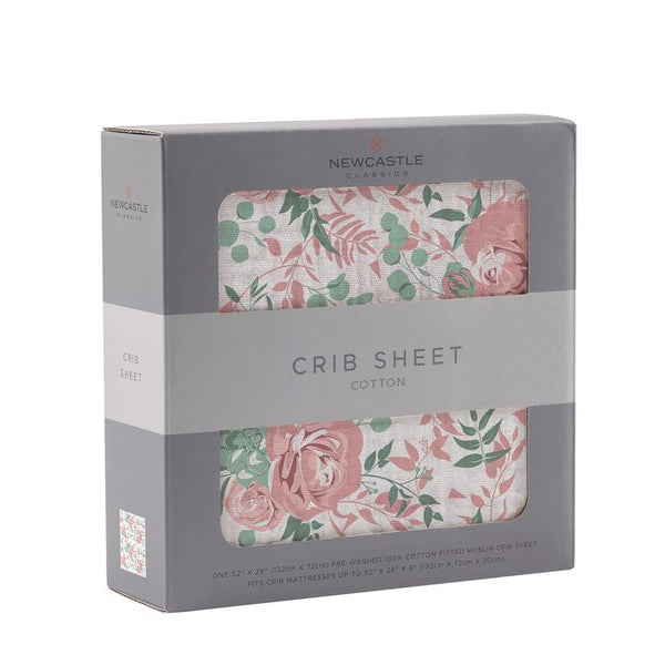 Baby Girl Crib Sheet - Desert Rose - Roll Up Baby