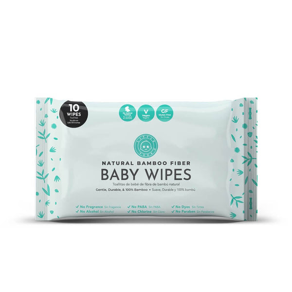 Baby Wipes- 6 Packs of 10 (60 wipes) - Roll Up Baby