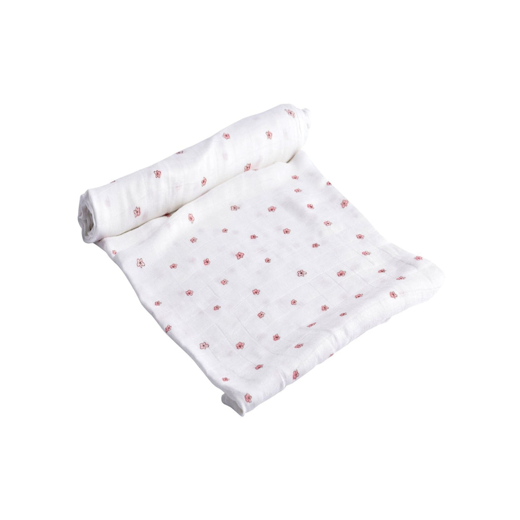 Bamboo Swaddle Blanket - Blossom Printed - Roll Up Baby