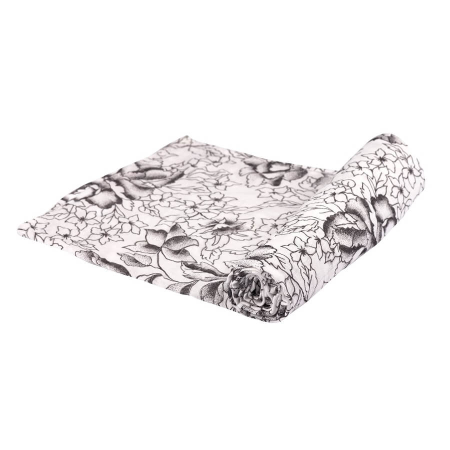 Bamboo Receiving Blanket - American Rose - Roll Up Baby