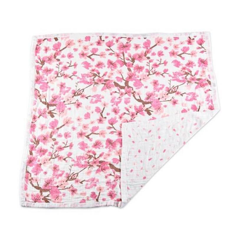 Baby Bamboo Blanket - Cherry Blossom - Roll Up Baby