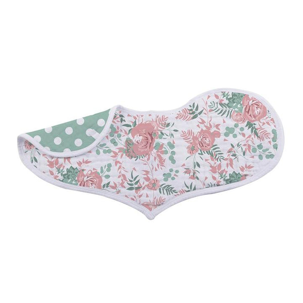 Cute Heart Bibs Horses and Roses - Roll Up Baby