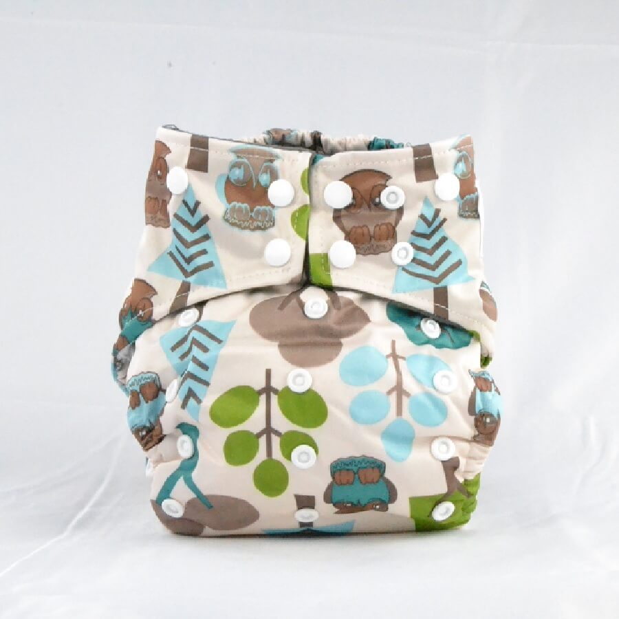 Earthlie Cloth Diaper - Forest - Roll Up Baby