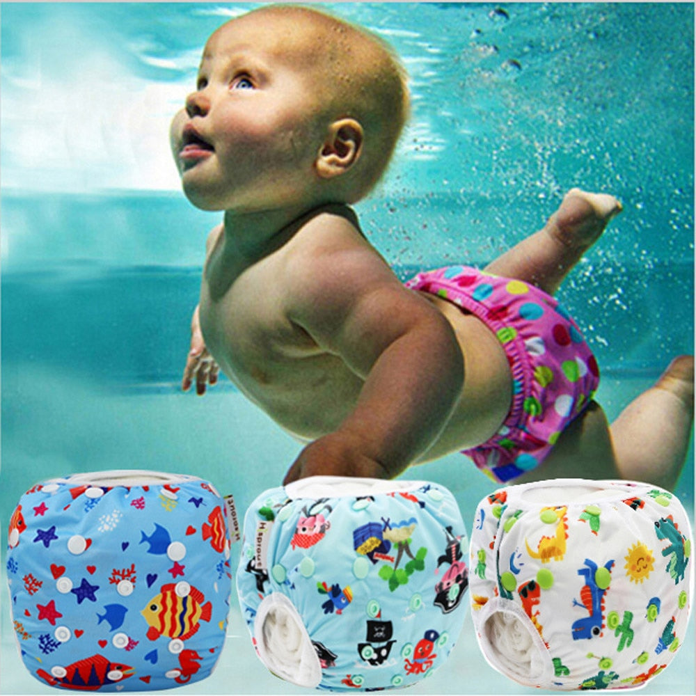 Baby Swimwear Adjustable Swim Diaper - Roll Up Baby