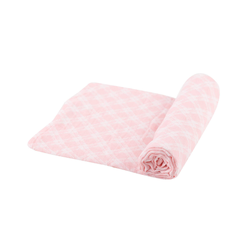 Muslin Swaddle Blanket - Primrose Plaid - Roll Up Baby