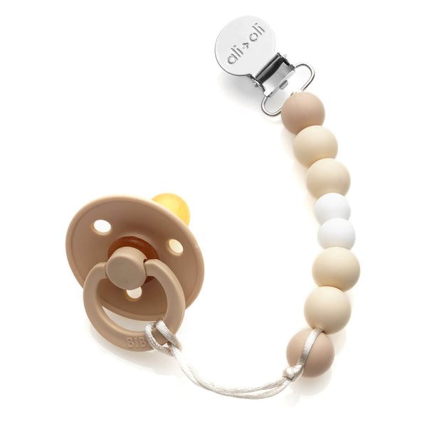 Pacifier Clip - Natural - Roll Up Baby