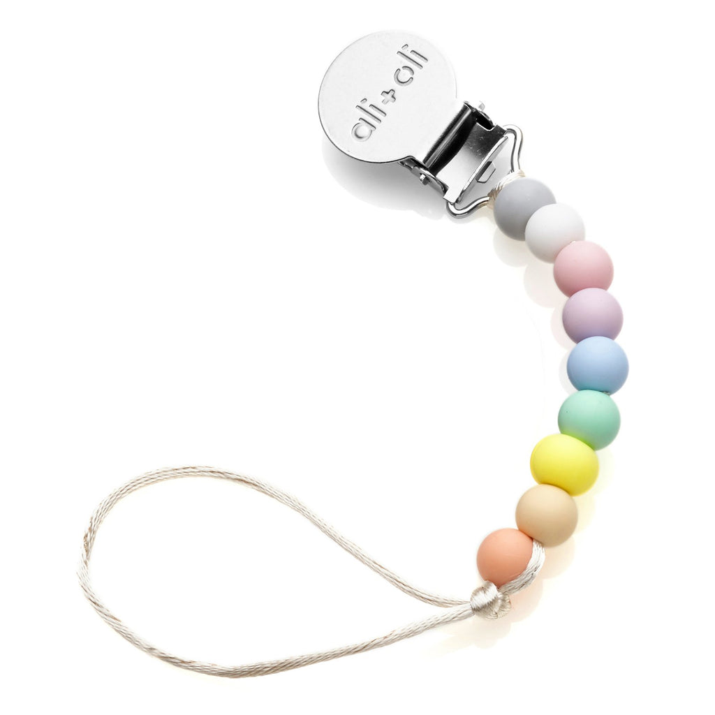 Pacifier-Clip-Thin-Pastel - Roll Up Baby