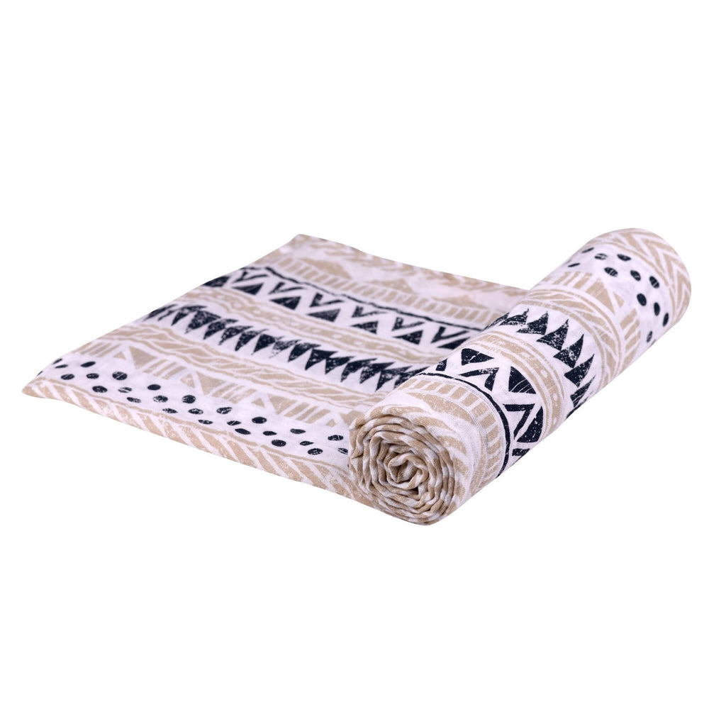 Swaddle Wrap for Newborn - Pyramid Print - Roll Up Baby