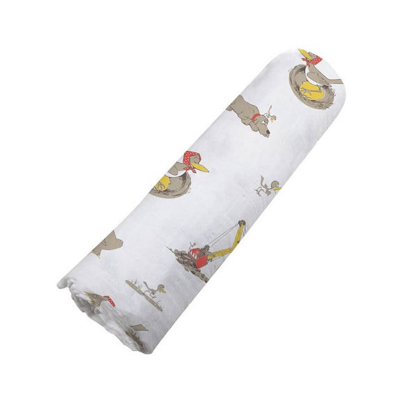 Baby Boy Bamboo Wrap - Are You My Mother? - Roll Up Baby