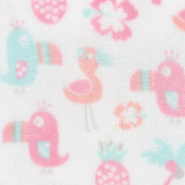 Baby Changing Pad Cover - Tropical Pastel Plush  - Roll Up Baby