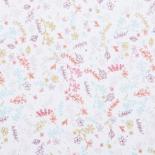 Baby Changing Pad Cover - Wild Forever Floral - Roll Up Baby