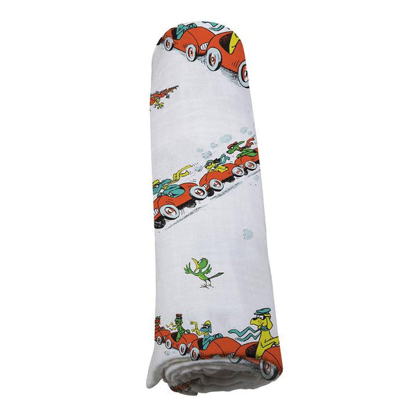 Baby Swaddle Blanket Go, Dog. Go! - Roll Up Baby