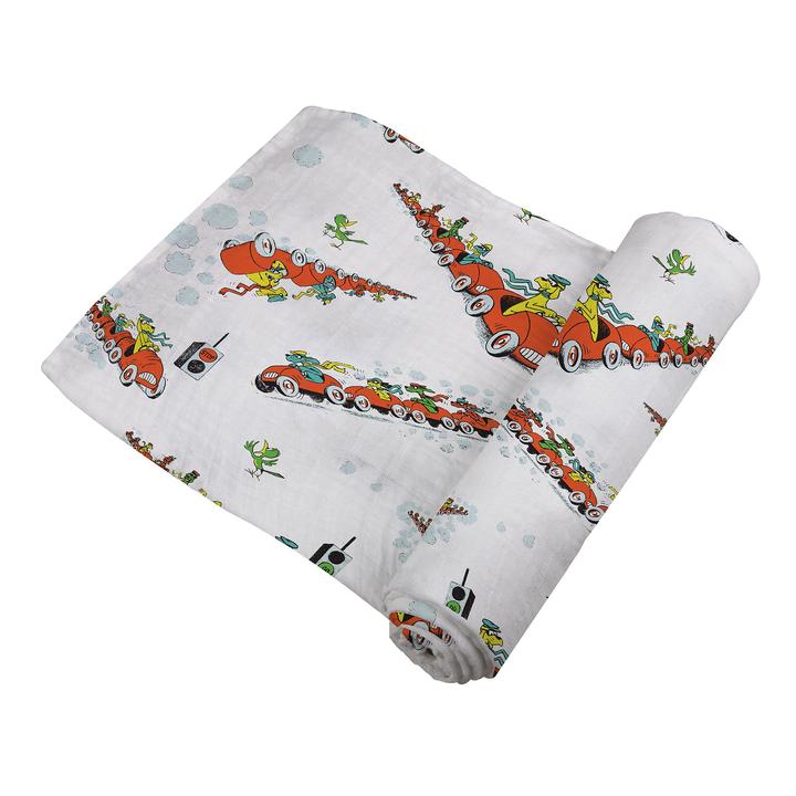 Baby Swaddle Blanket  Go, Dog. Go! - Roll Up Baby