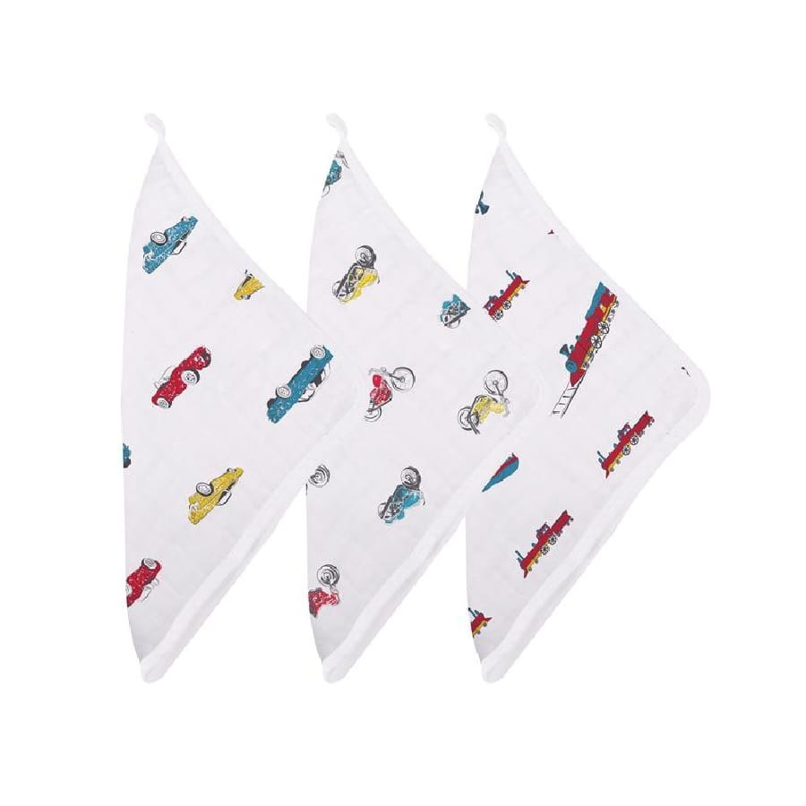 Baby Washcloth Set - Ultimate Road Trip - Roll Up Baby