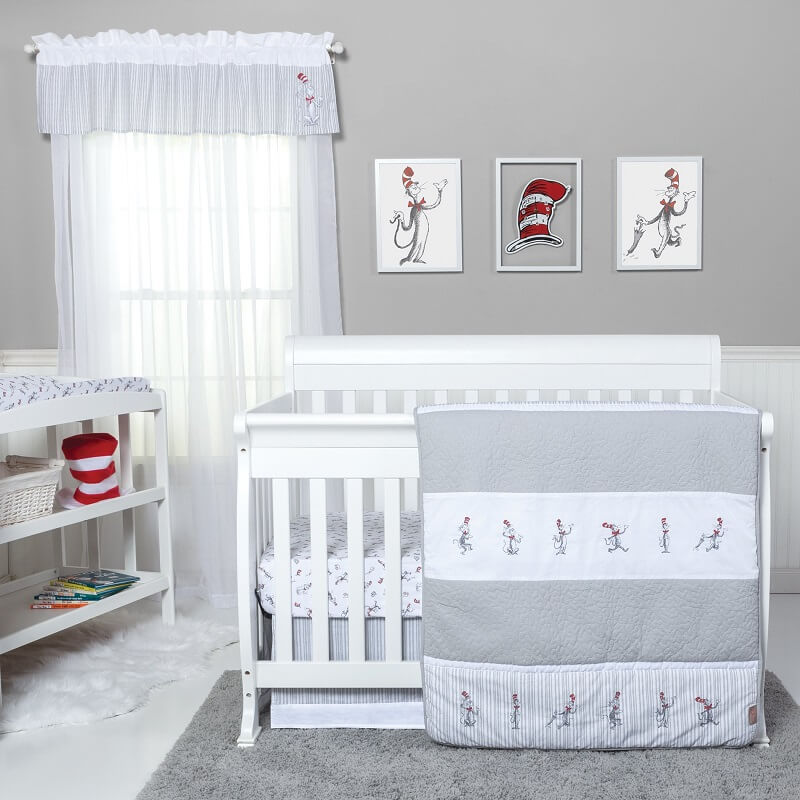 Bedding Set 4 Piece - Dr. Seuss™ The Cat in the Hat - Roll Up Baby