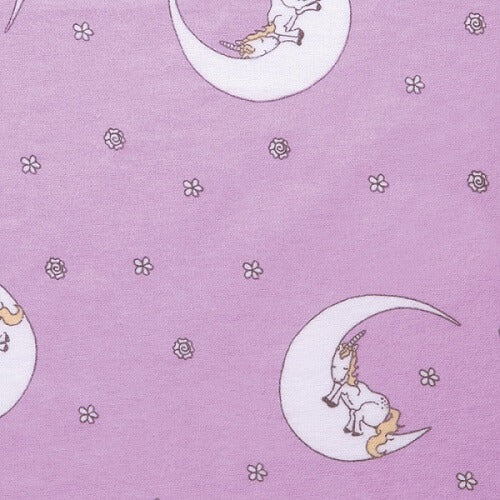 Changing Pad Cover - Unicorn Moon Deluxe Flannel - Roll Up Baby