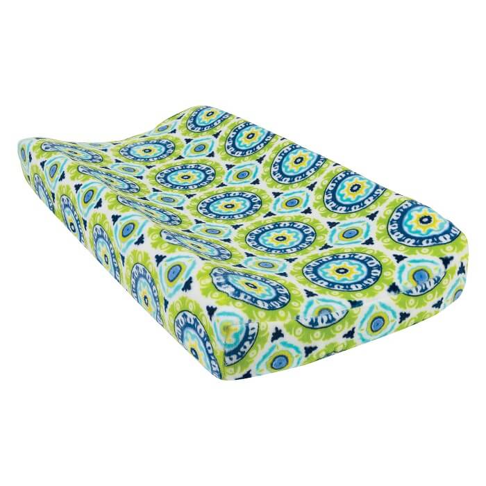 Changing Pad Cover - Waverly Solar Flair Plush  - Roll Up Baby