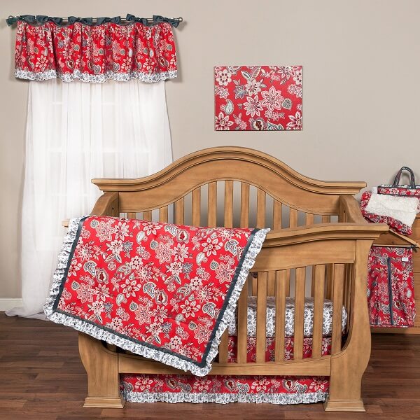 Crib Bedding Set 3 Piece - Waverly® Charismatic - Roll Up Baby
