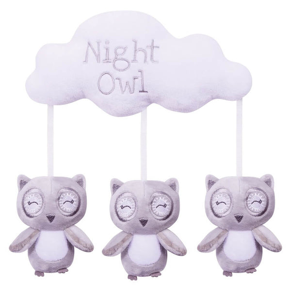 Musical Crib Crib Mobile - Night Owl - Roll Up Baby
