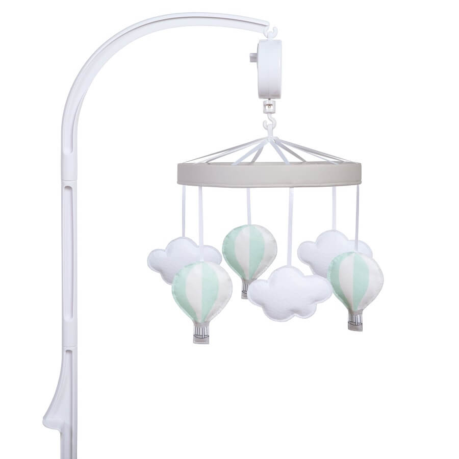Musical Crib Mobile - Hot Air Balloon - Roll Up Baby