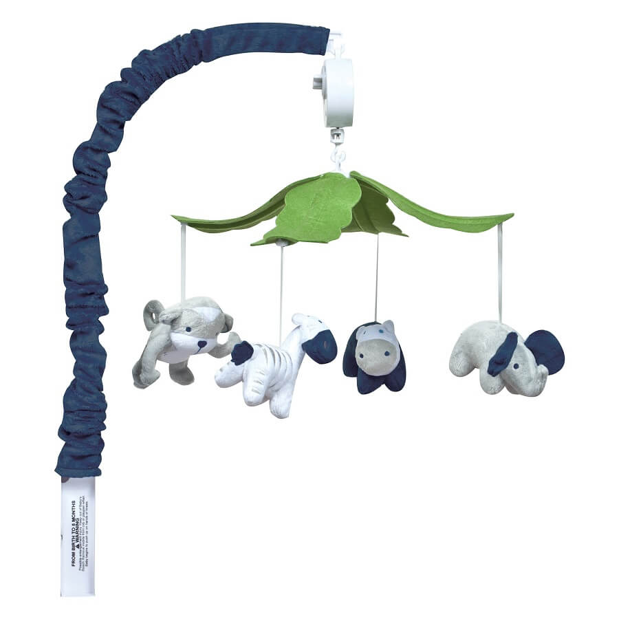 Musical Crib Mobile - Perfectly Navy  - Roll Up Baby