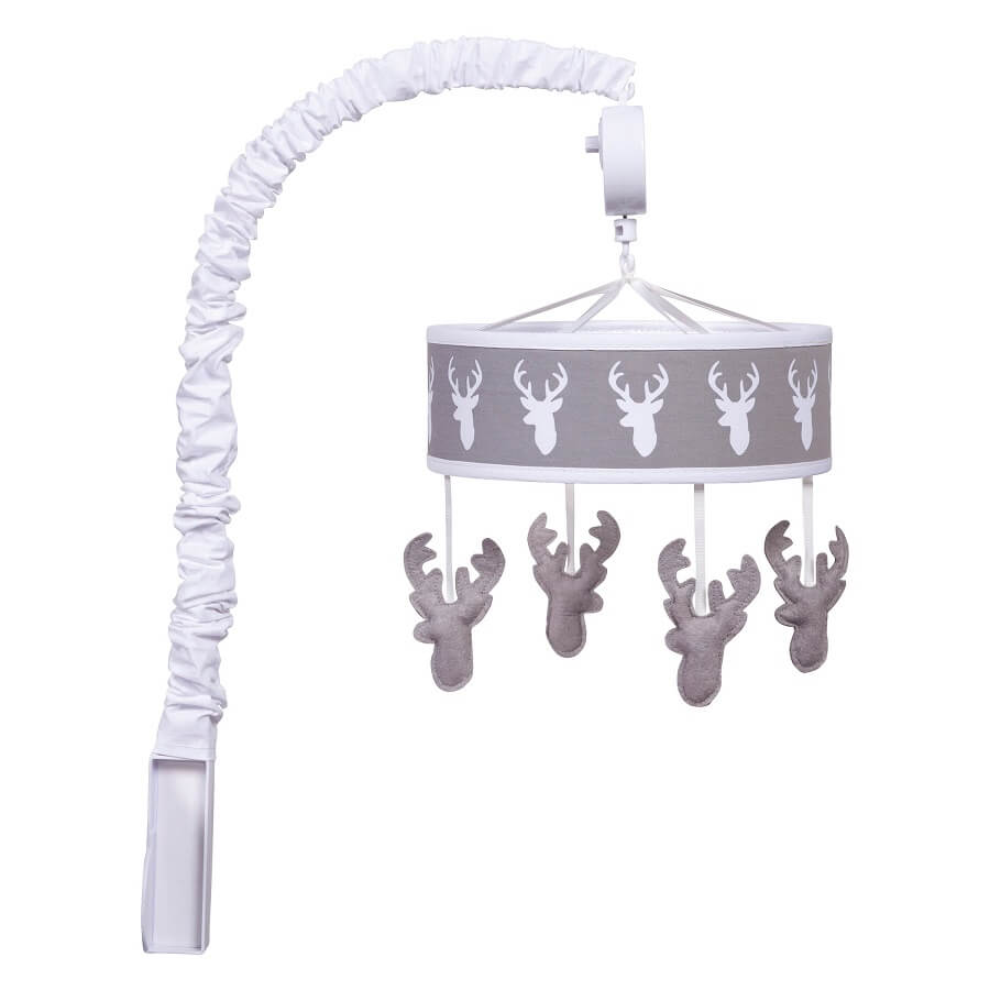Musical Crib Mobile - Stag Head  - Roll Up Baby