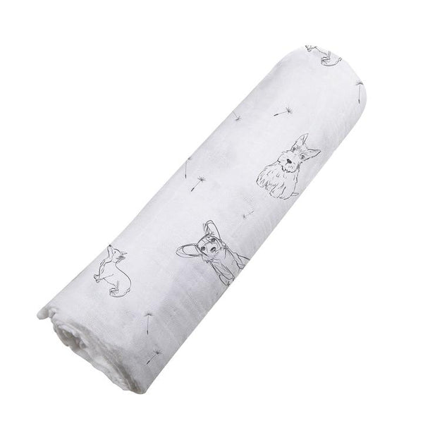 Swaddle Wrap for Newborn Corgi - Roll Up Baby