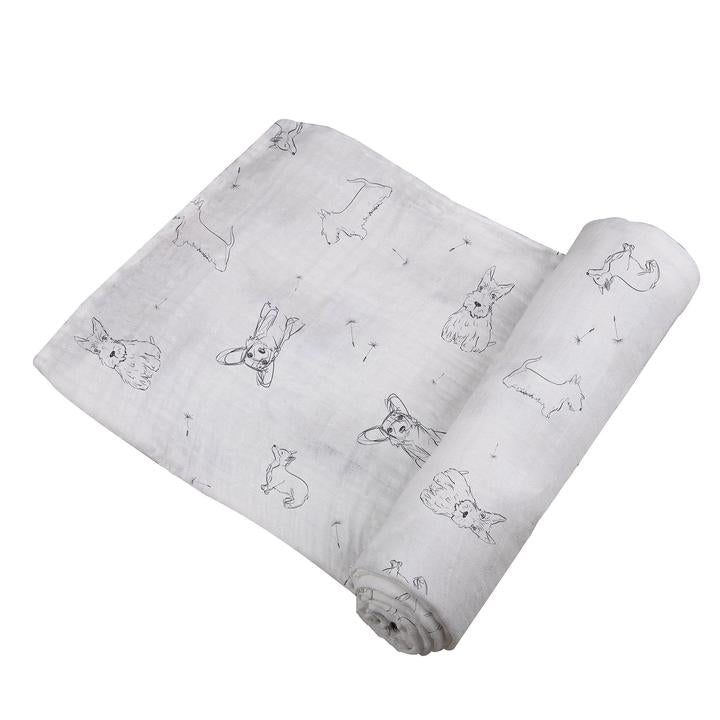 Swaddle Wrap for Newborn Corgi - Roll Up Baby